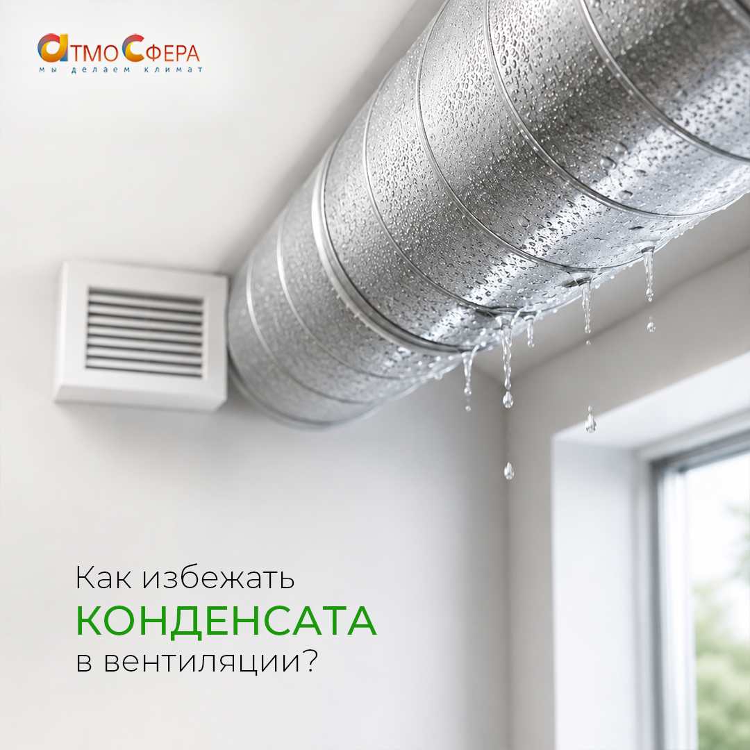Почему появляется конденсат в вентиляции и как его избежать?